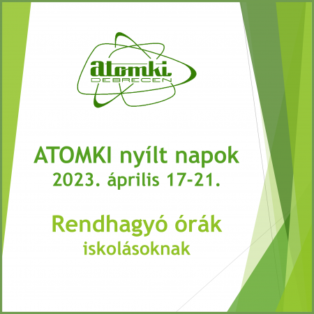 ATOMKI nyílt napok - Rendhagyó órák iskolásoknak